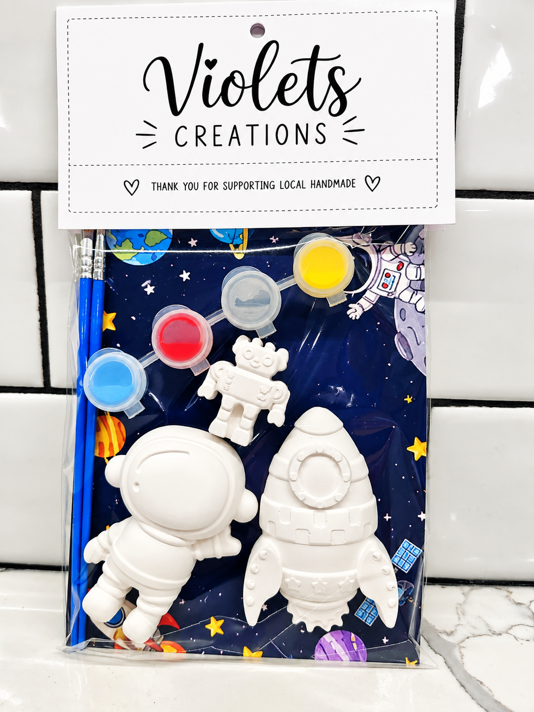 Space Paint-your-own plaster kit🚀🧑‍🚀